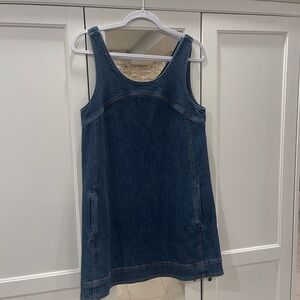 Pilcro Blue Sleeveless Scoop Neck Sundress